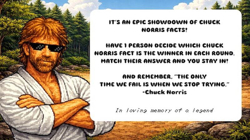 This Chuck Norris Game Plays You